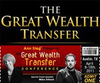 Marketing Notes from Ann Sieg’s Great Wealth Transfer Event