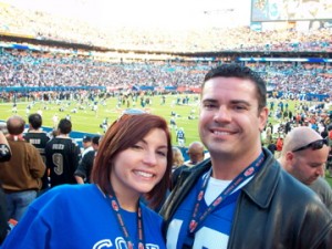 At the Superbowl a few years ago