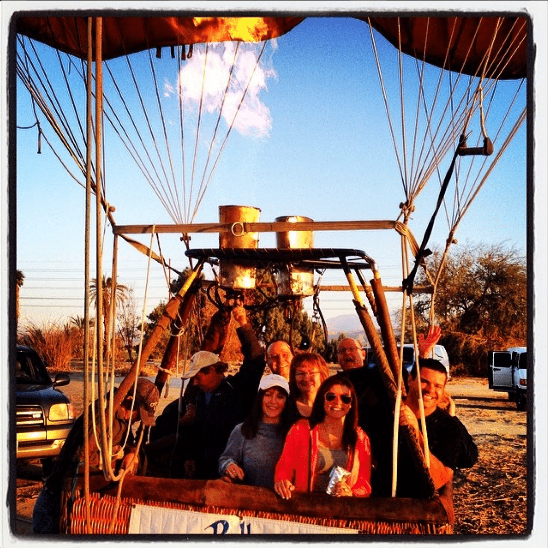 hot air balloon ride