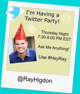 Twitter party Ray