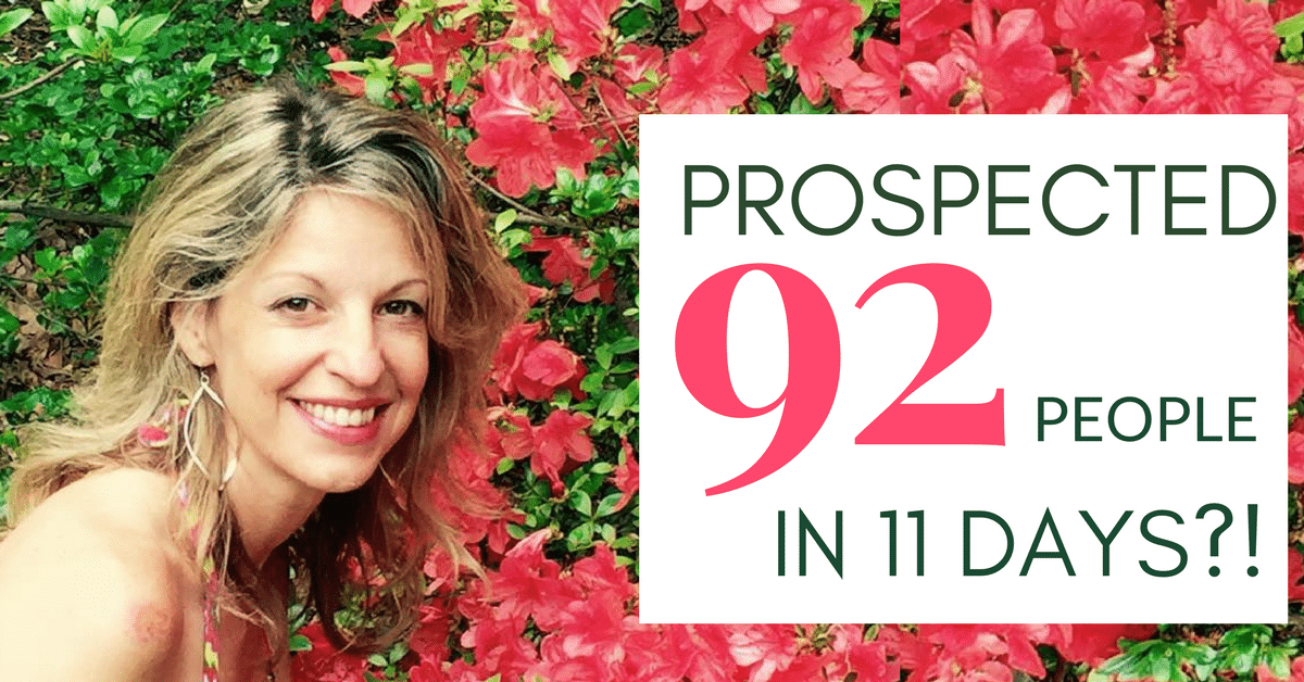 [MLM PROSPECTING] How Cristie Prospected 92 People in 11 Days