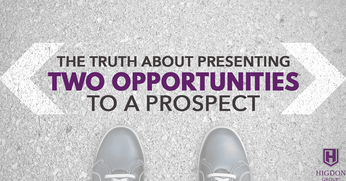 The Truth About Presenting Two Network Marketing Opportunities To A Prospect