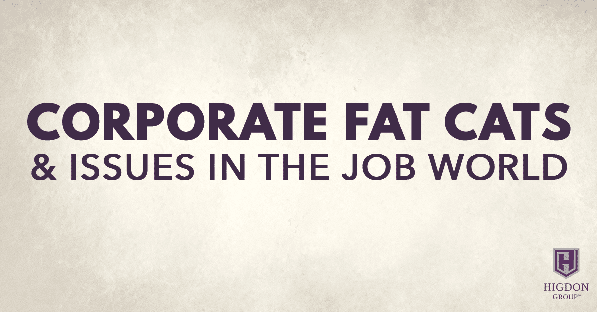 MLM Success: Corporate Fat Cats & Issues In The Job World