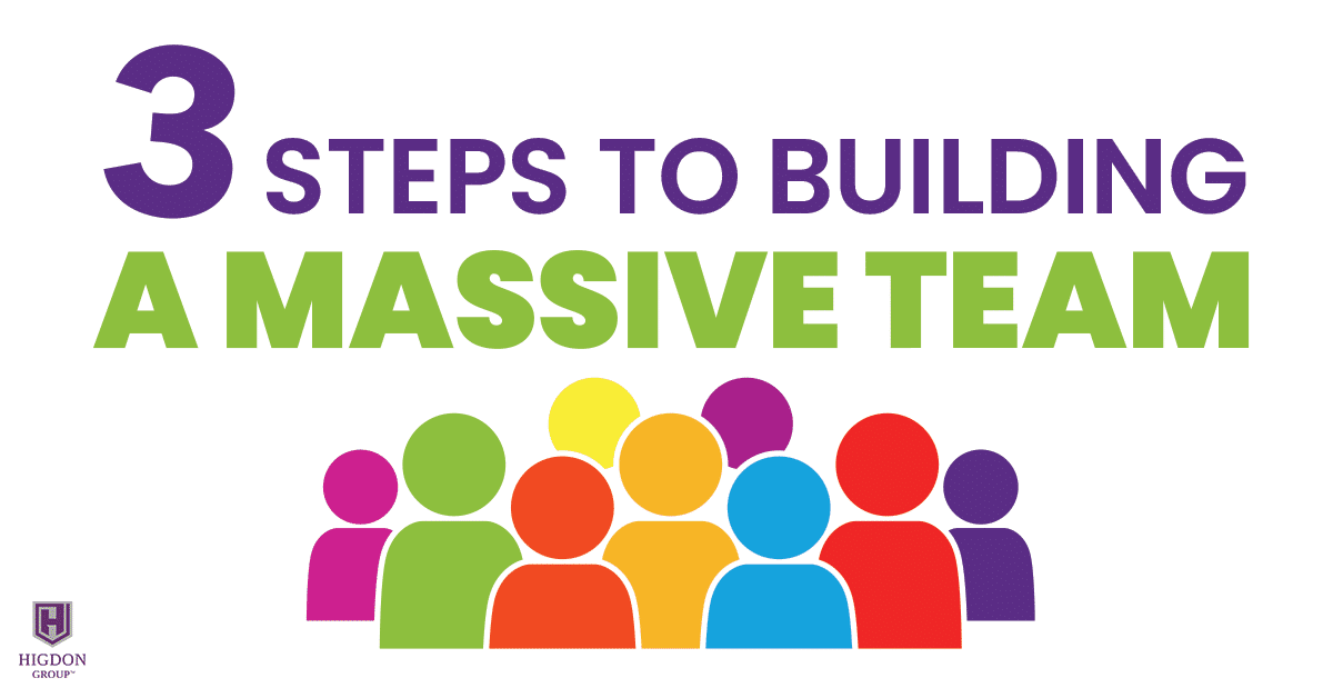 3 Steps To Building A Massive Network Marketing Team
