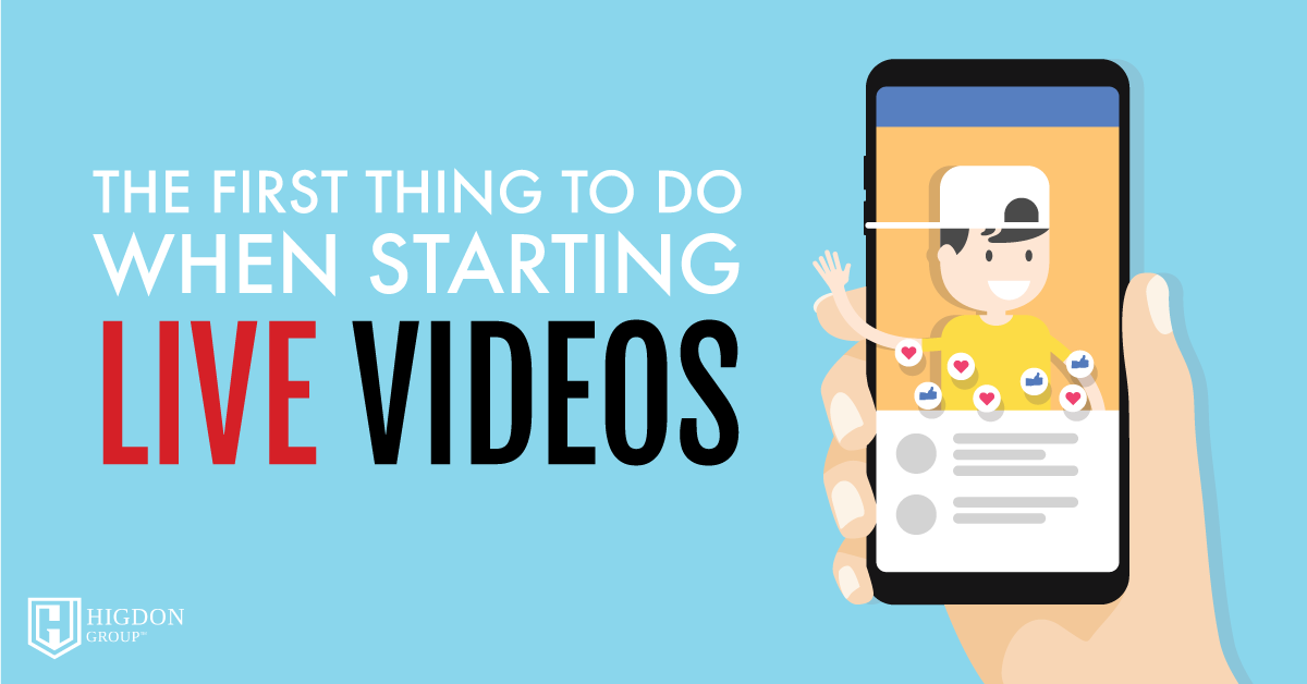 The First Thing to Do When Starting Live Videos For Network Marketing