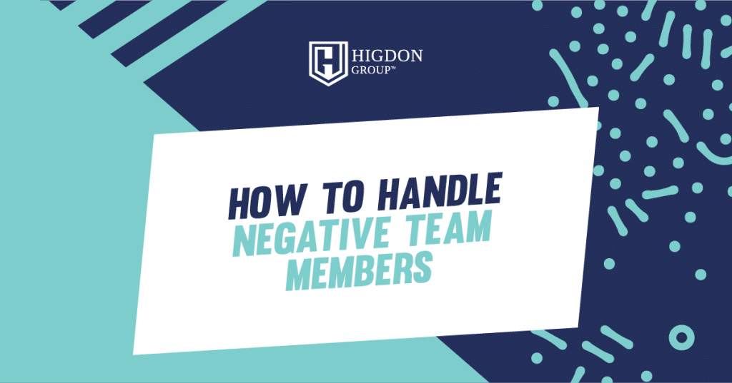 negative team members